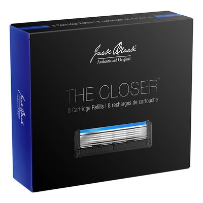 Jack Black - The Closer - 5-Blade Cartridge Refills - 8Stck